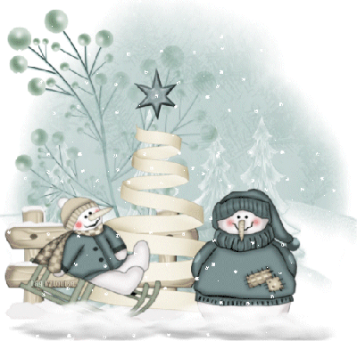 Новогодние анимации, новогодние картинки-анимации, анимация снеговик